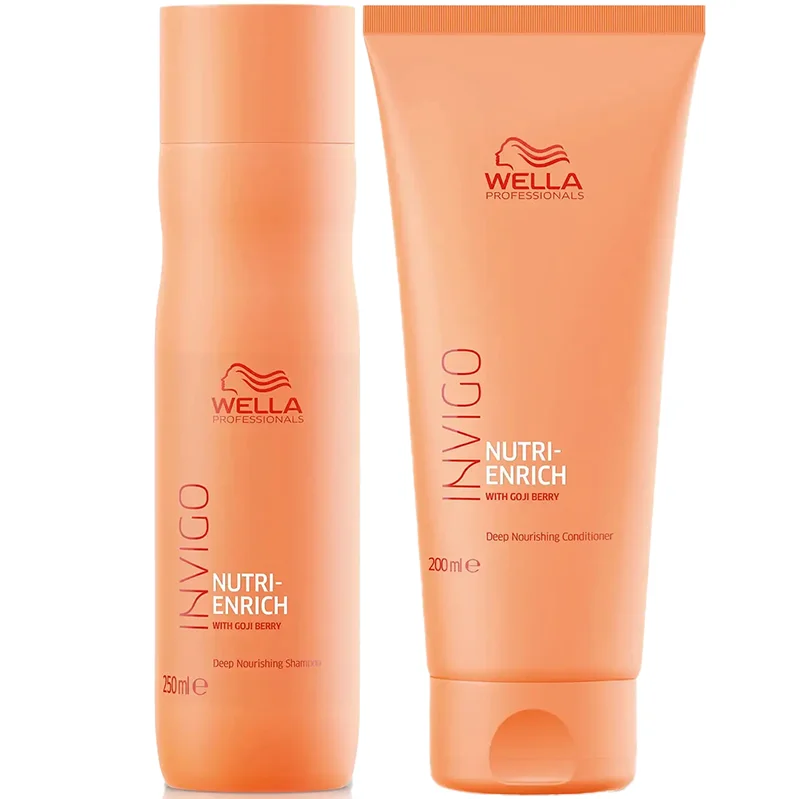 Wella Professionals Invigo Nutri-Enrich Deep Nourishing Shampoo and Conditioner Duo