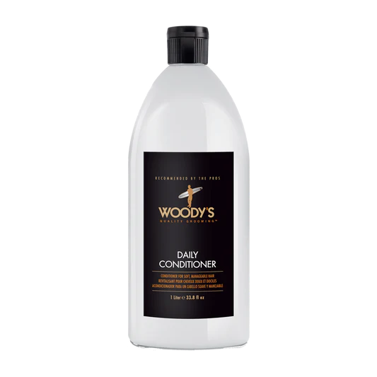 best deep conditioning treatments for hair breakage -Woody's Daily Conditioner 1 Litre