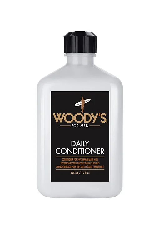 tips for reducing hair fall naturally after pregnancy -Woody's Daily Conditioner 355ml